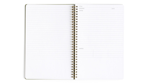 Notebook - Olive with Maps, 4 of 10