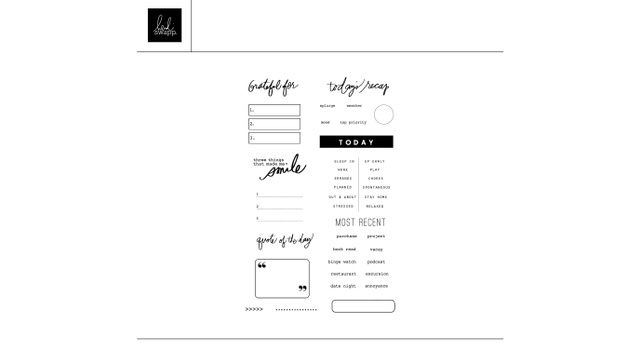 Digital 4×6 Fill In The Blank Stamp Set, 1 of 1