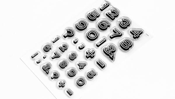 Stamp Set : 4×6 Display Numbers, 2 of 2