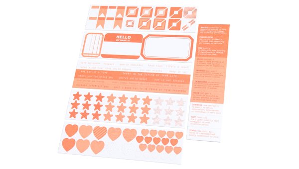 Color Collective Mini Sticker Booklet - Creamsicle, 2 of 2