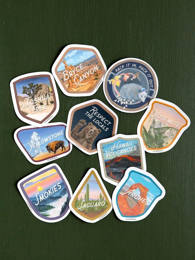 Saguaro National Park Badge Decal Sticker, 2 of 2