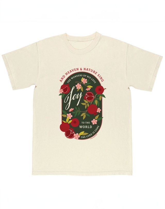 Pomegranate Faith Tee - Ivory, 2 of 2