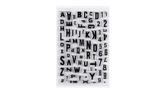 Stamp Set : 4×6 Blue Skies Alpha, 1 of 5