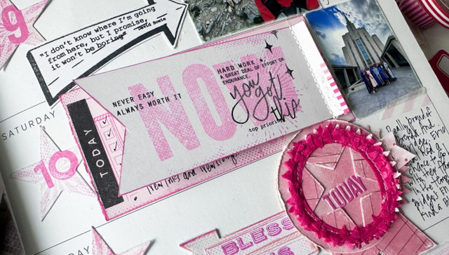 Stamp Set : 6×8 Textured Alphabet, 3 of 6