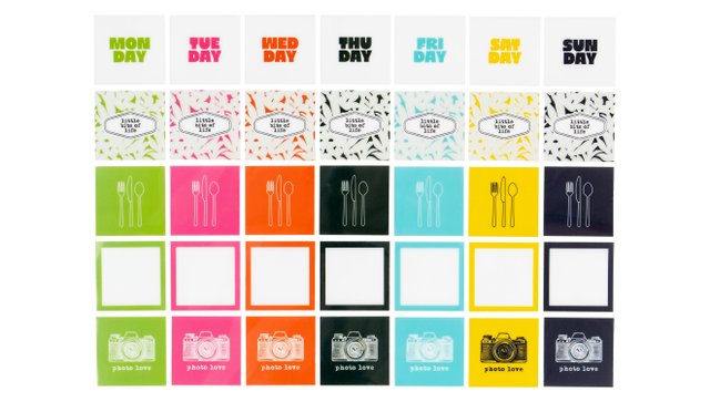 Week In The Life™ 2026 Plastic Die Cut Pack, 1 of 3