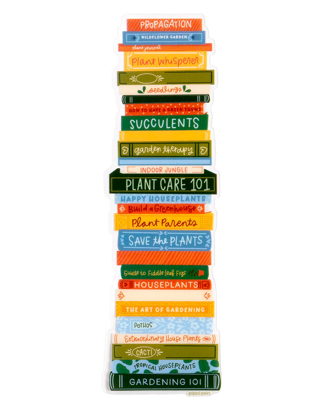 Plant Book Stack Transparent Bookmark, 3 of 3