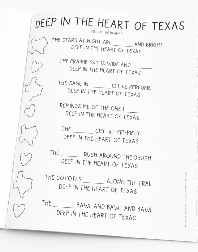 Texas Forever Western Coloring Book , 5 of 6