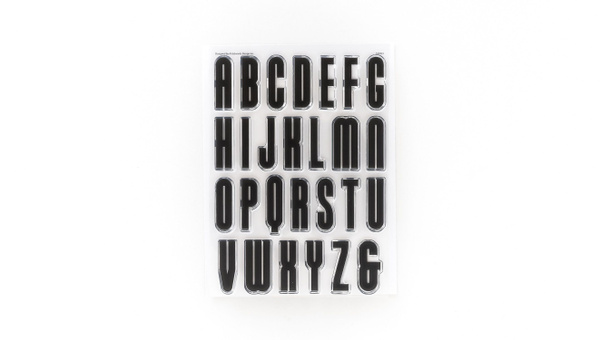 Alphas Are Awesome #34 6×8 Stamp Set, 1 of 2