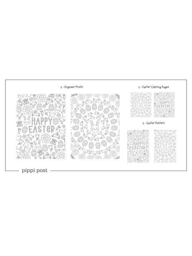 Easter Digital Coloring Pack + Engineer Prints	, 2 of 2
