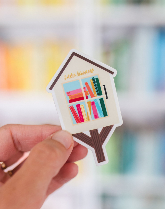 Little Library Decal Sticker, 1 of 5