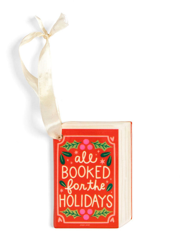 All Booked for the Holidays Christmas Book Ornament, 4 of 4