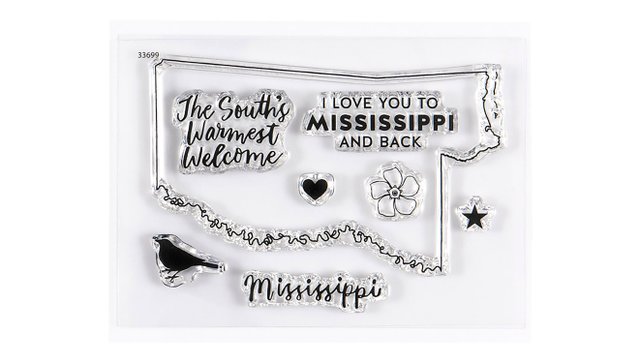 Stamp Set : 3×4 I Love Mississippi by Hello Forever, 1 of 1