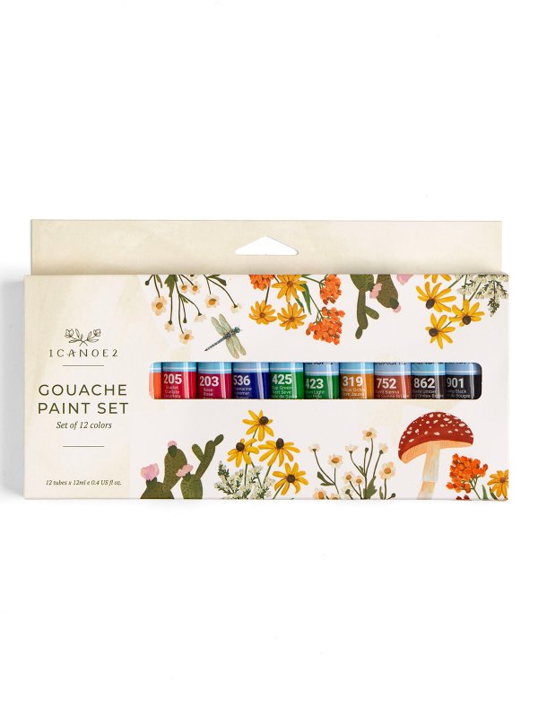 Gouache Paint Set – 12 Colors, 1 of 3