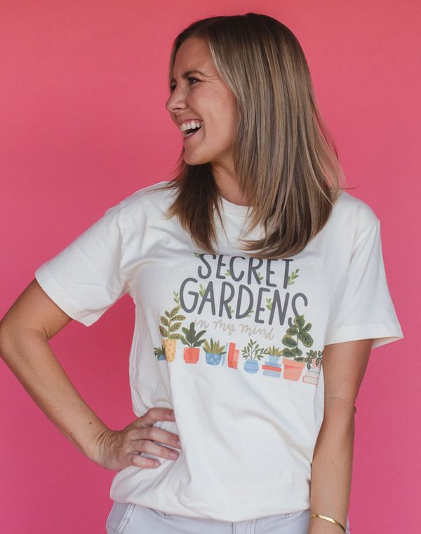 Secret Gardens Tee - Ivory, 2 of 3