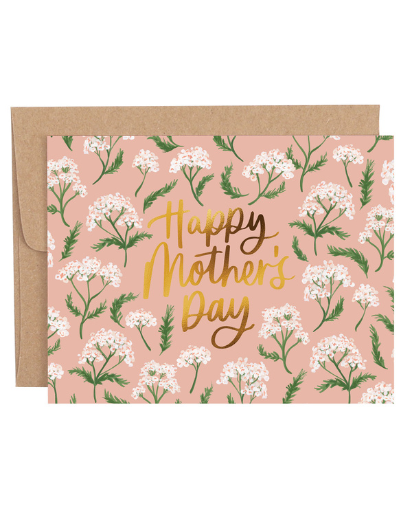 Happy Mother's Day Yarrow Greeting Card, 1 of 1