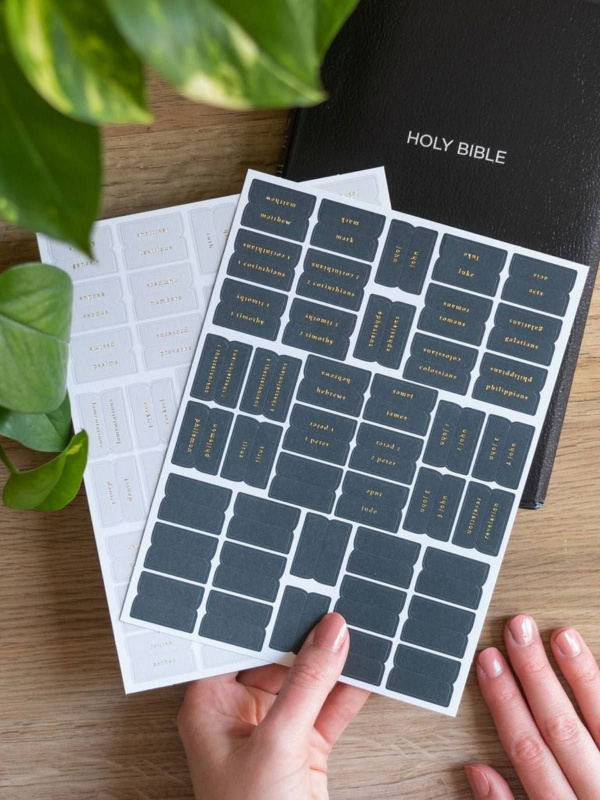 Navy & Grey Bible Tabs, 6 of 10