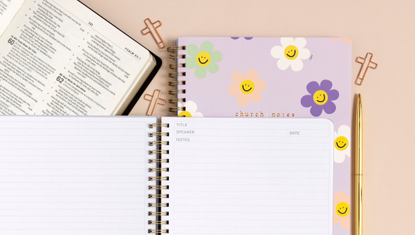 Notebook - Happy Daisy with Maps, 10 of 10