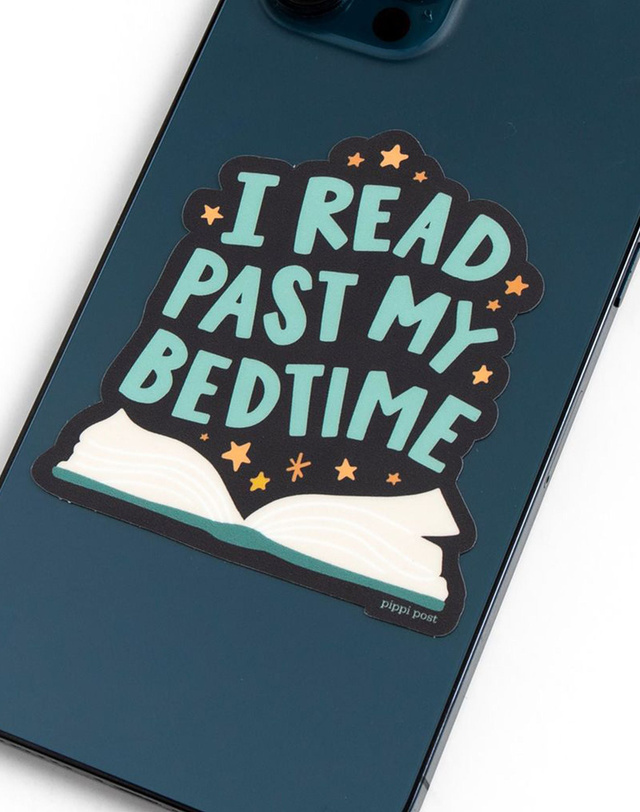 Bedtime Reader Decal Sticker, 3 of 3