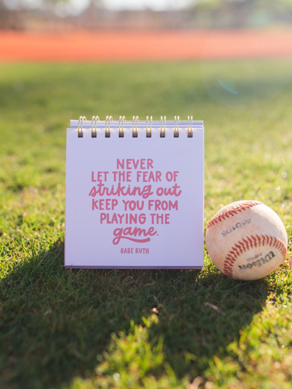 52 Weeks of Baseball Quotes Flip Desk Calendar, 2 of 4