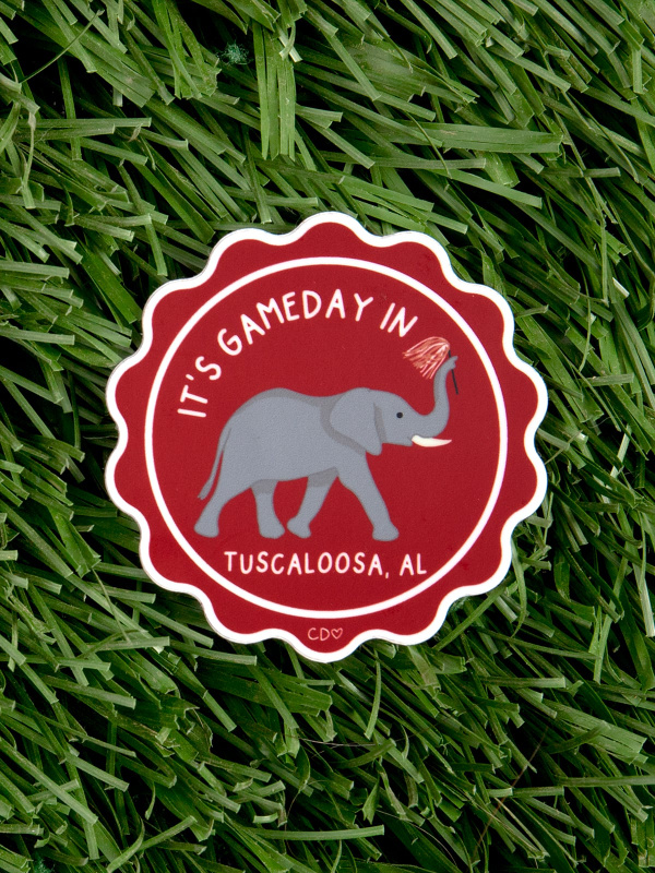 Tuscaloosa Football Game Day Mascot Decal Sticker, 1 of 4