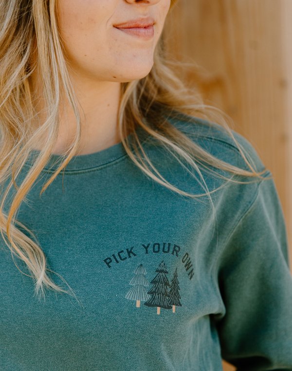 Christmas Tree Farm Sweatshirt - Blue Spruce , 2 of 4