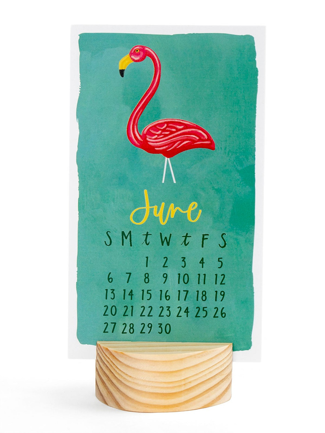 I Remember When 2027 Mini Desk Calendar + Wooden Block, 4 of 8