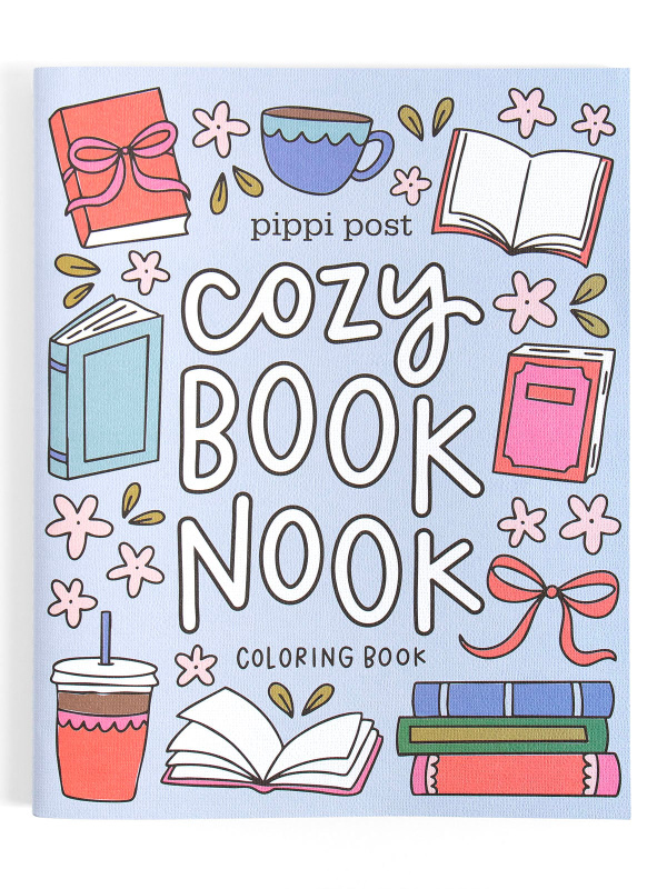Cozy Book Nook Coloring Book, 1 of 4