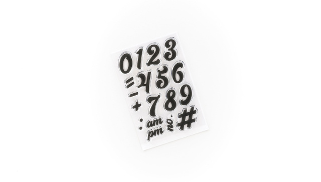 Numbers Are Awesome #6 4×6 Stamp Set, 2 of 3