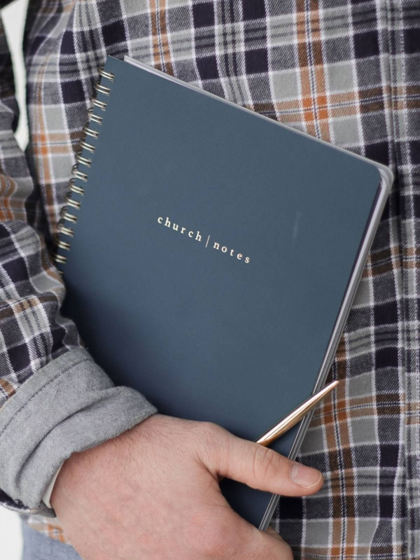 Navy Bible Study Spiral Notebook, 8 of 13