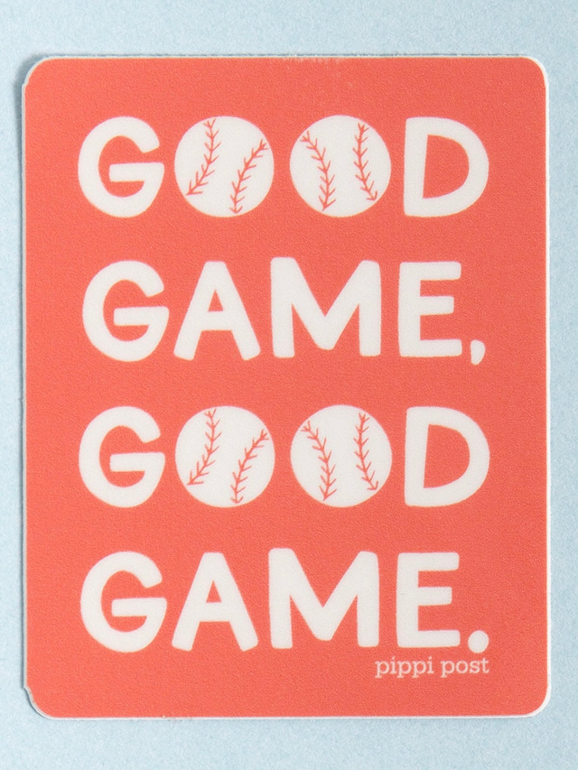 Good Game Baseball Decal Sticker, 4 of 5