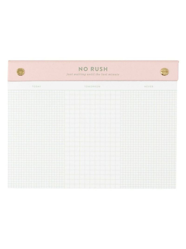No Rush 6×8 Notepad, 1 of 4