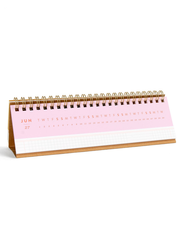 2027 Monthly Spiral Mini Desk Calendar, 6 of 7