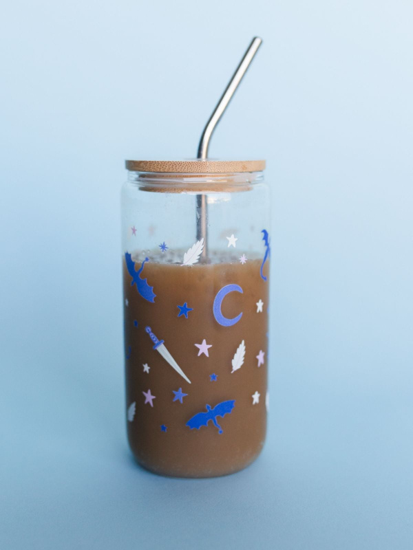 Romantasy Reader Glass Can, 3 of 4