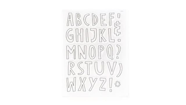 Alphas Are Awesome #31 6×8 Stamp Set, 1 of 2