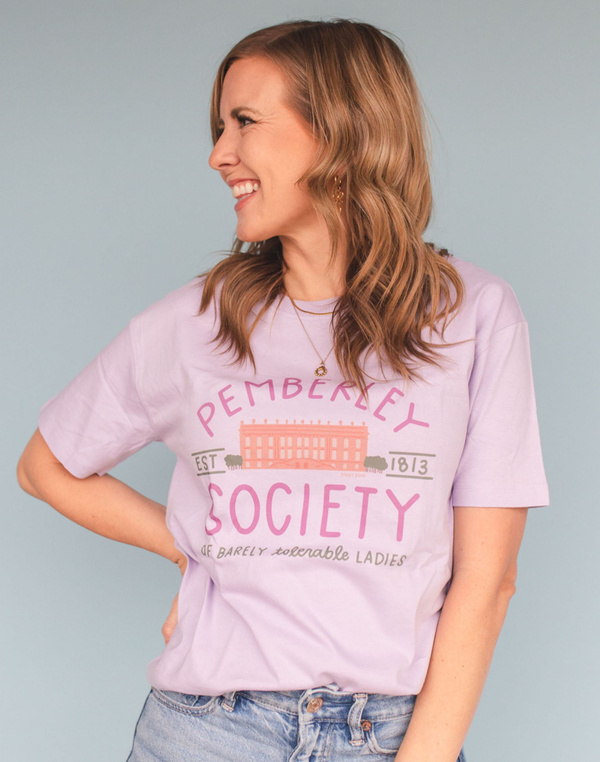 Pemberley Society - Pippi Tee - Lilac, 2 of 4