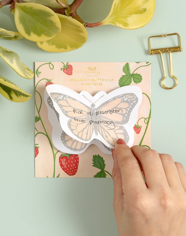 Monarch Butterfly Sticky Notes, 3 of 3