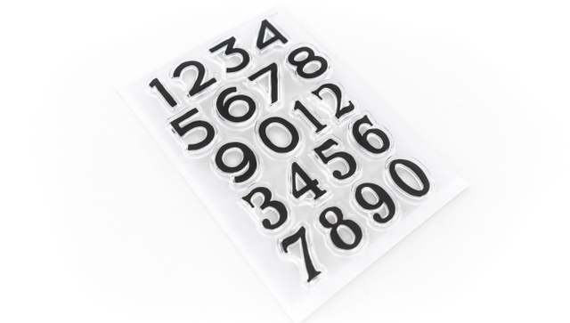 Numbers Are Awesome #16 4×6 Stamp Set, 2 of 2