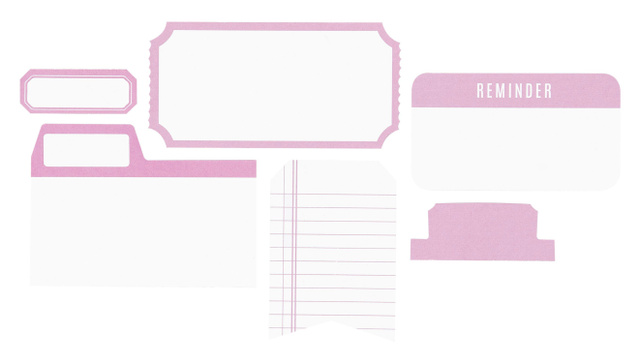 Color Collective Tab Notepad - Pinkity, 1 of 2
