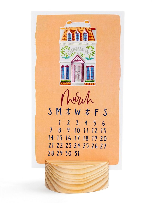 I Remember When 2027 Mini Desk Calendar + Wooden Block, 3 of 8