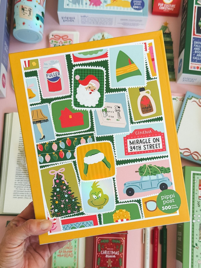 Christmas Movie Favorite Stamps - 500 Piece Jigsaw Puzzle, 2 of 8