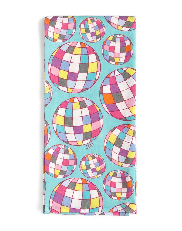 Disco Ball Tea Towel, 2 of 2