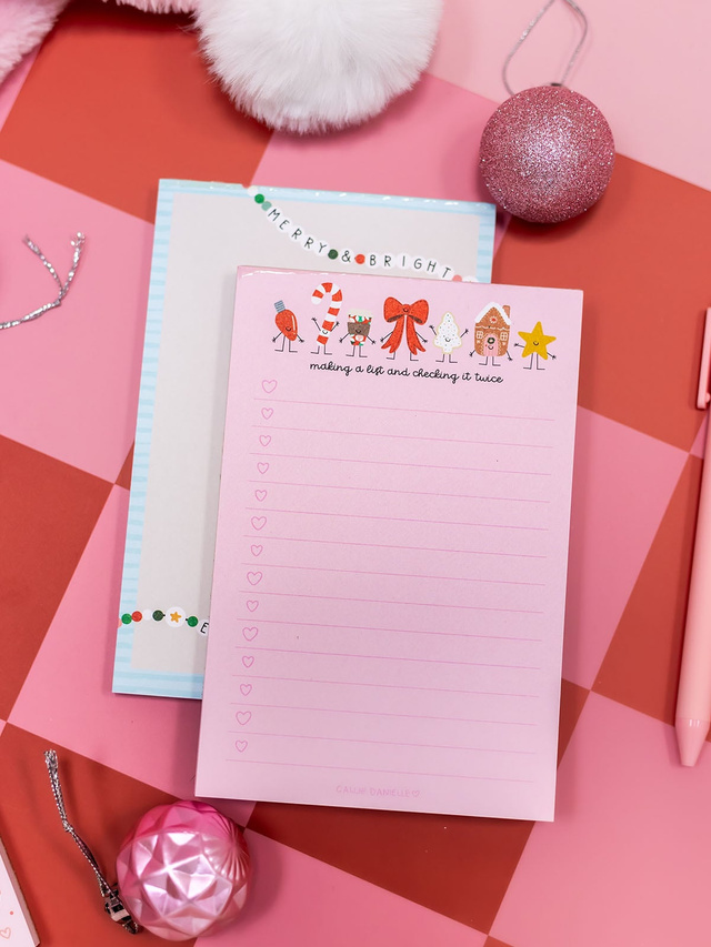 Making A List Christmas 4×6 Notepad, 3 of 3