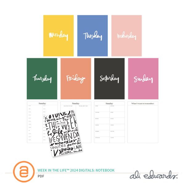 Week In The Life™ Digital 2024 Notebook, 1 of 1