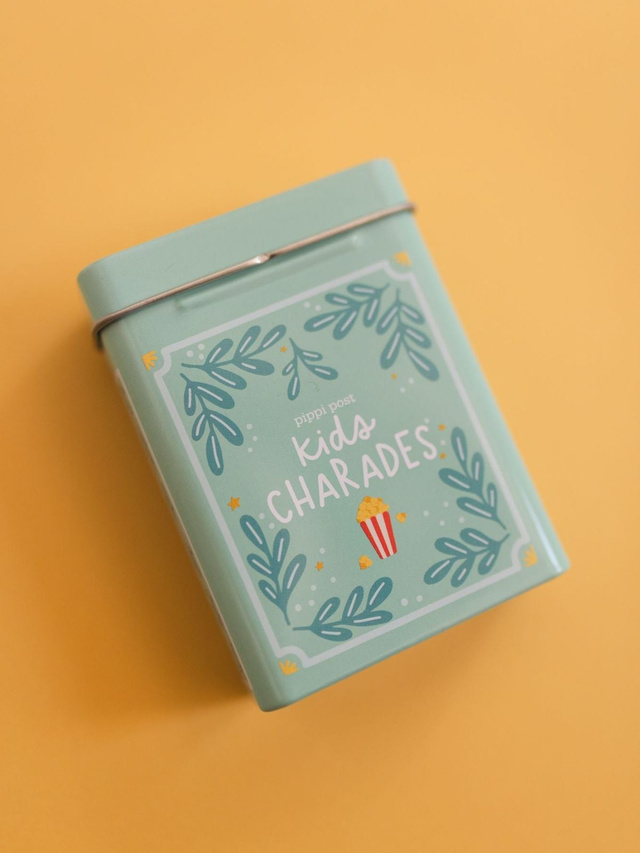 Kids Charades Game - Deck of Cards + Storage Tin, 1 of 9