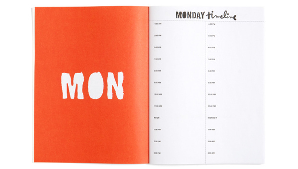 Week In The Life™ Color Blocked Notebook, 2 of 9
