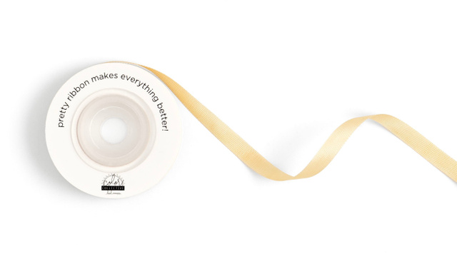 Color Collective 1/4" Ribbon - Cream, 1 of 1