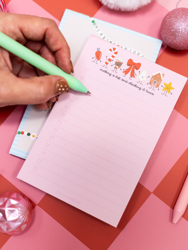 Making A List Christmas 4×6 Notepad, 2 of 3