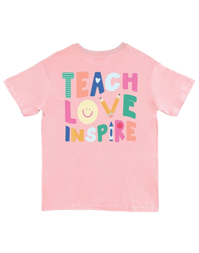 Teach Love Inspire - Callie Tee - Blush, 3 of 4