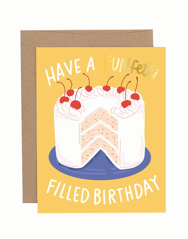 Have A Funfetti Filled Birthday Greeting Card, 1 of 1