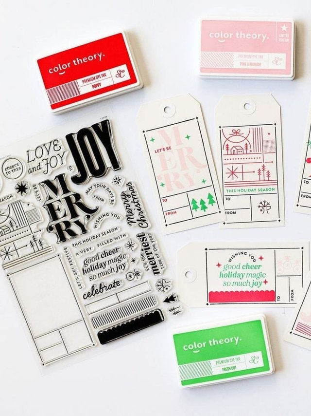 Stamp Set : 6×8 Christmas Gift Tags by In a Creative Bubble, 2 of 2